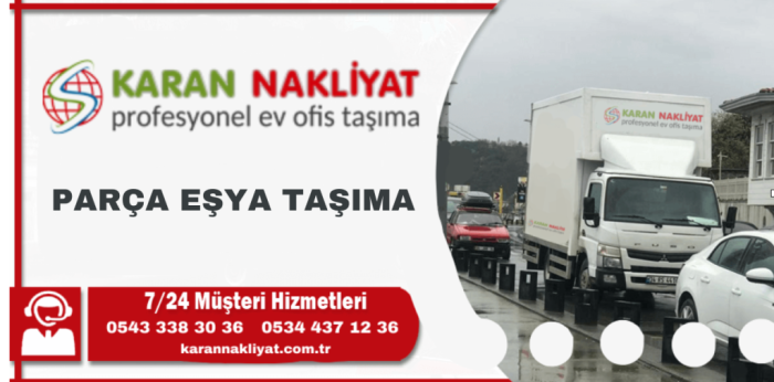 parça eşya taşıma